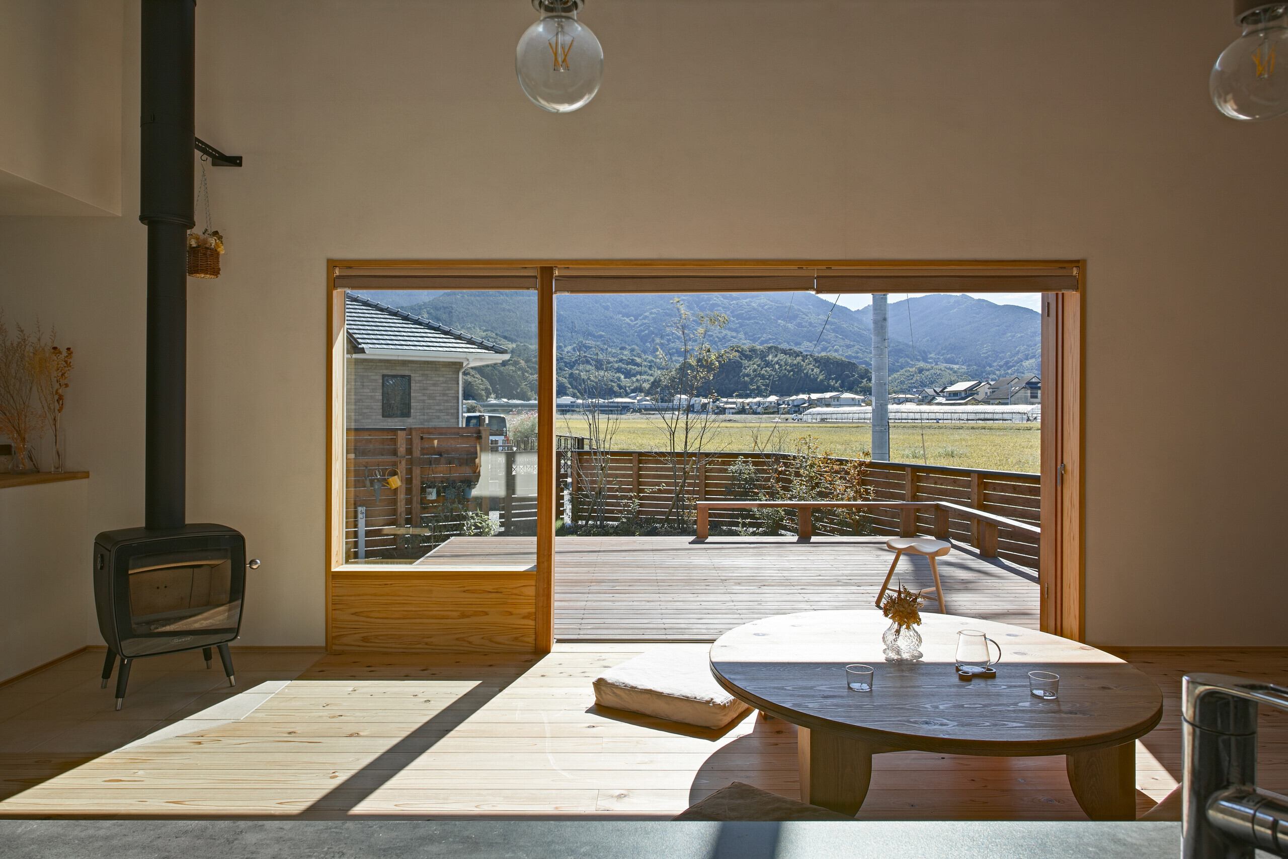 借景を愉しむ 建物配置を変えるだけで!